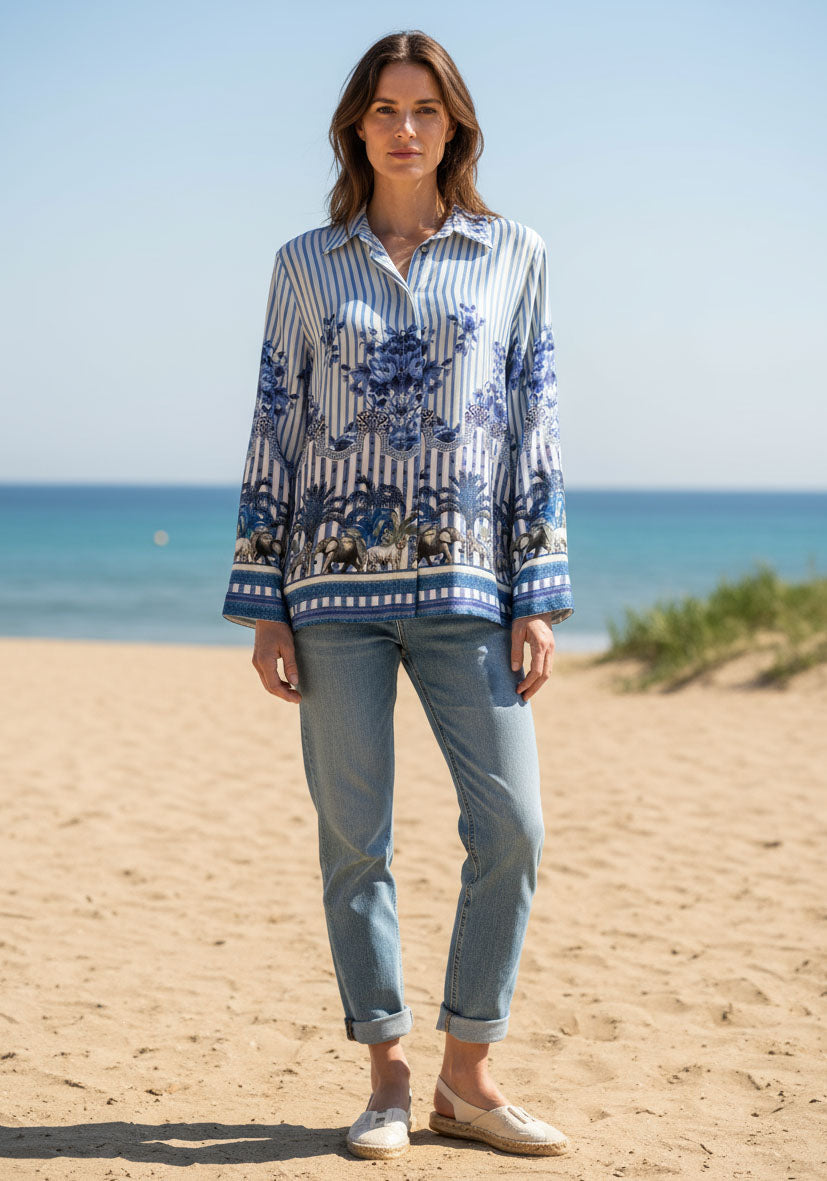 Bluse Blue Spirit