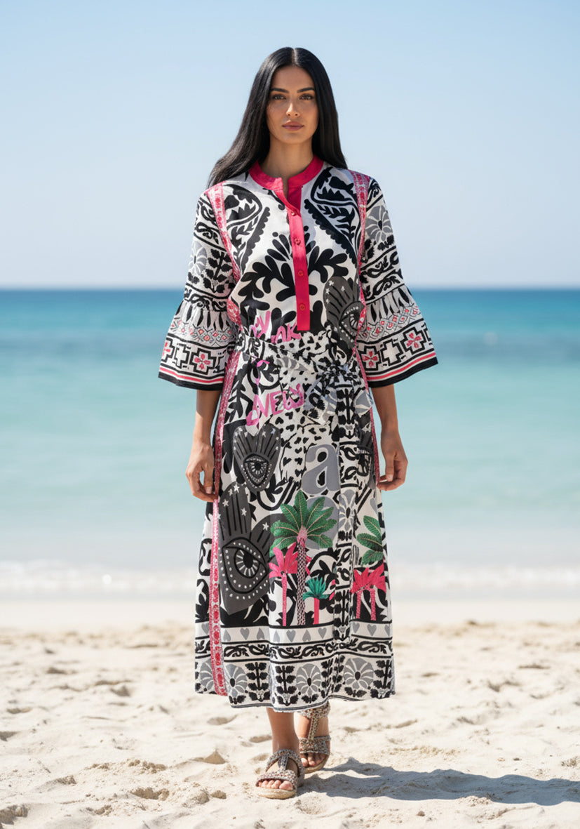 Dress Noir Bloom
