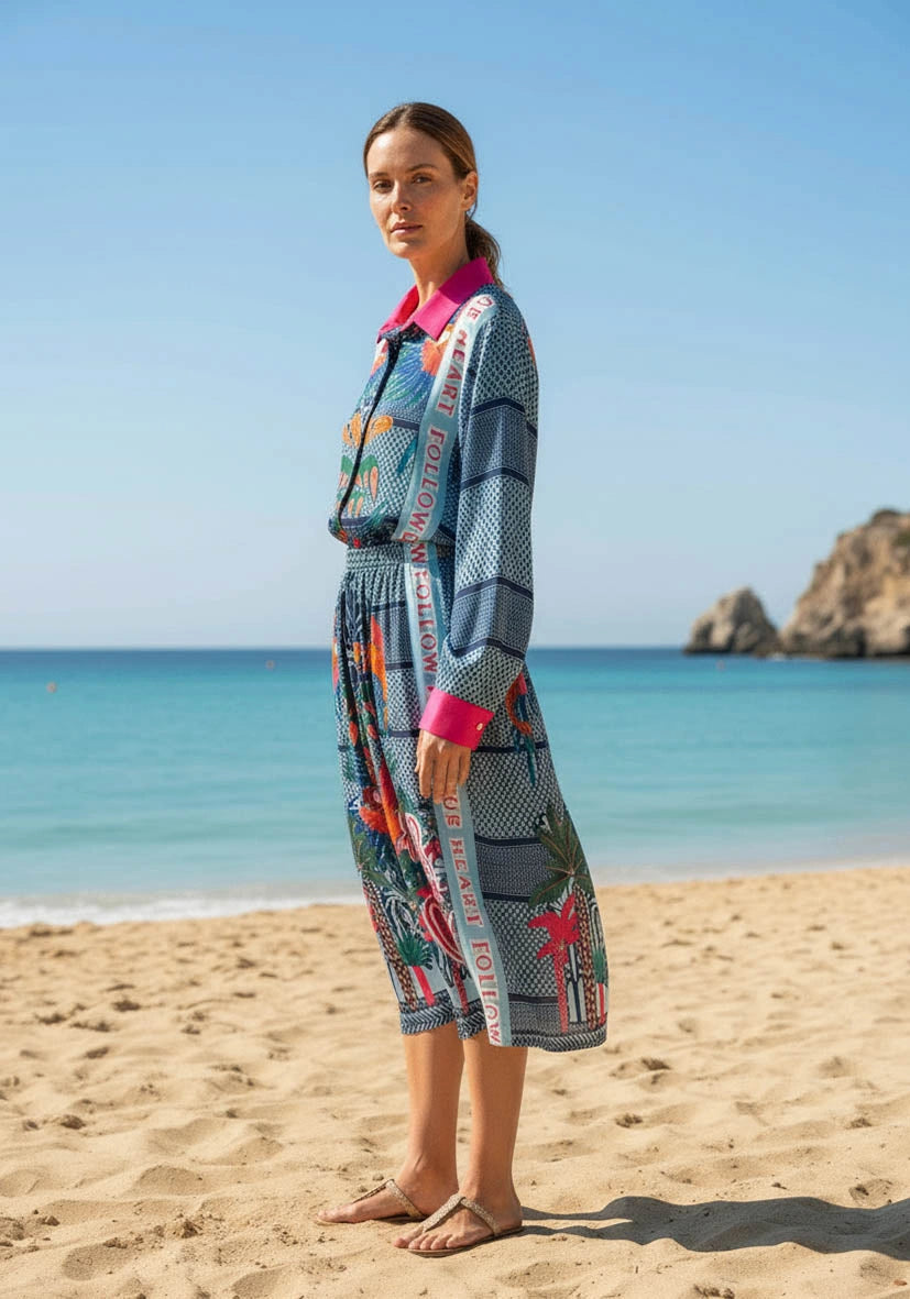 Bluse Blue Pali Flair