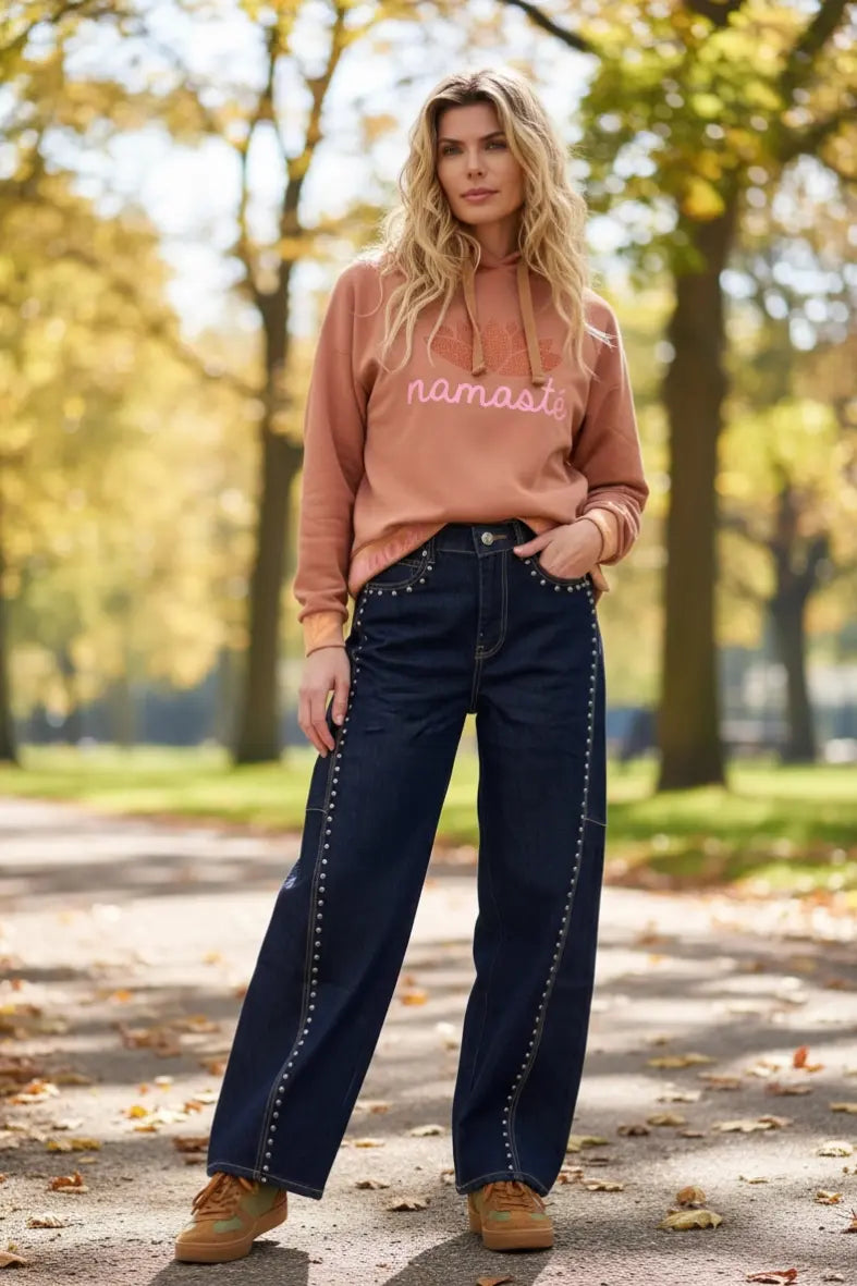 Ballon Jeans Studs - darkblue