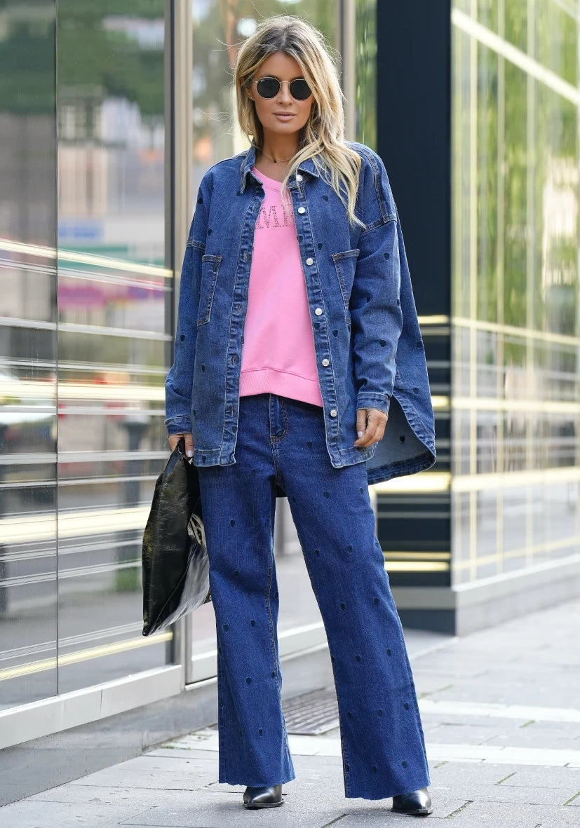 Straight Jeans Hearts
