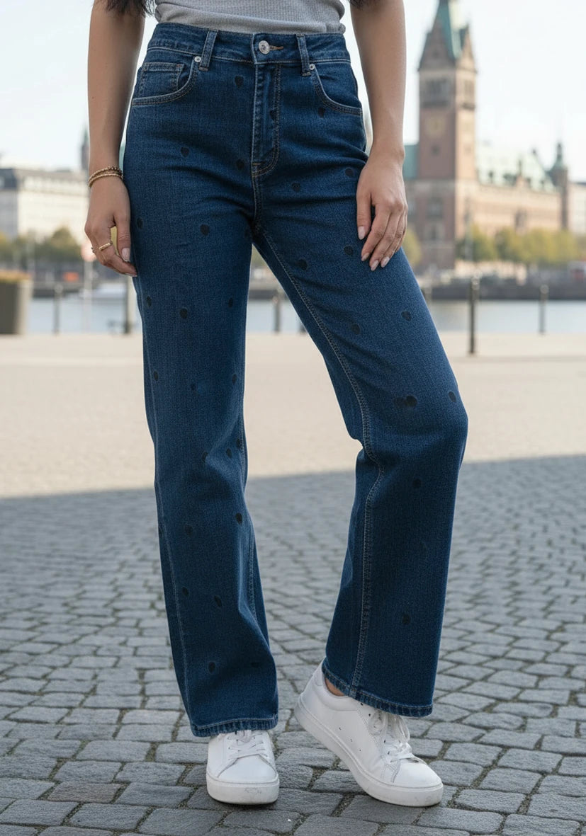 Straight Jeans Hearts
