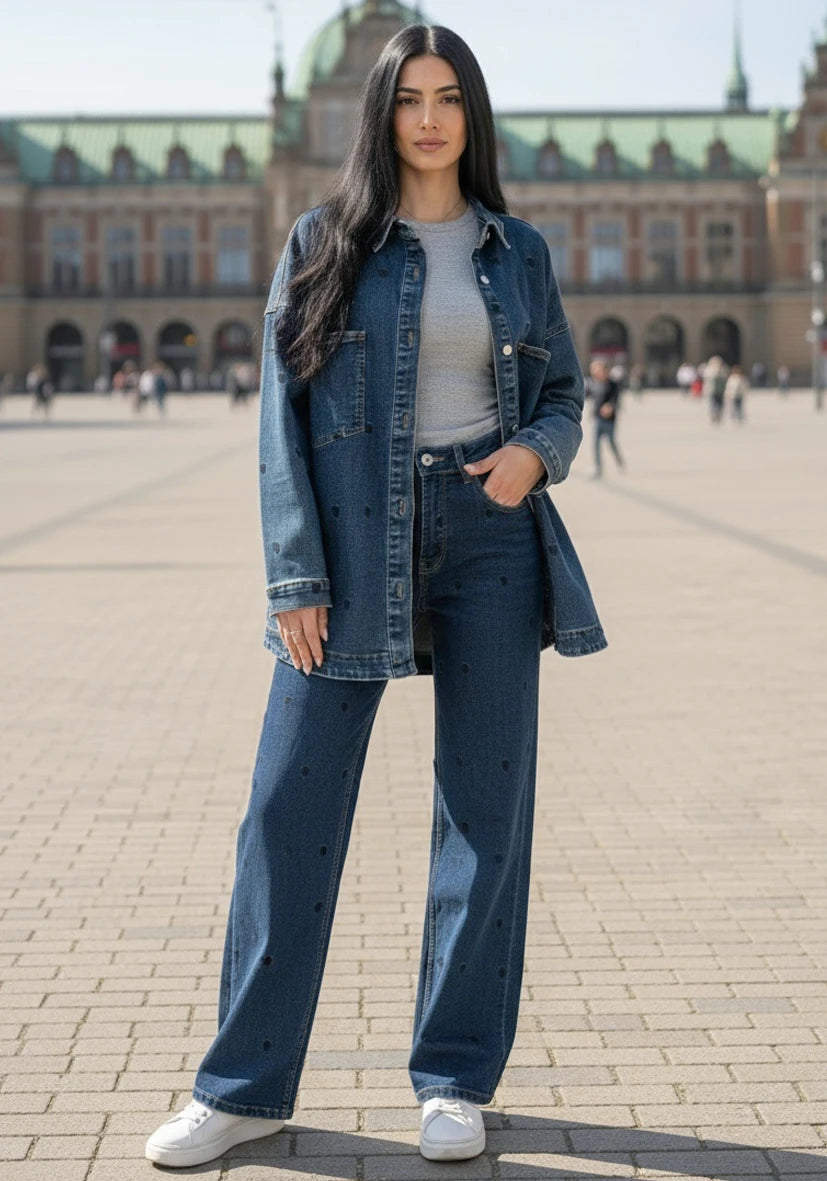 Straight Jeans Hearts