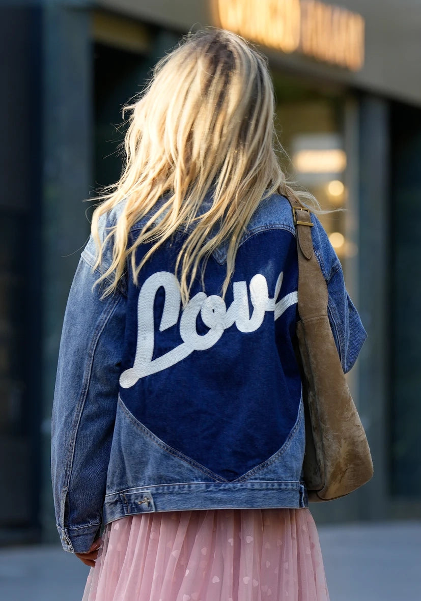 Jeans Jacket Loveheart