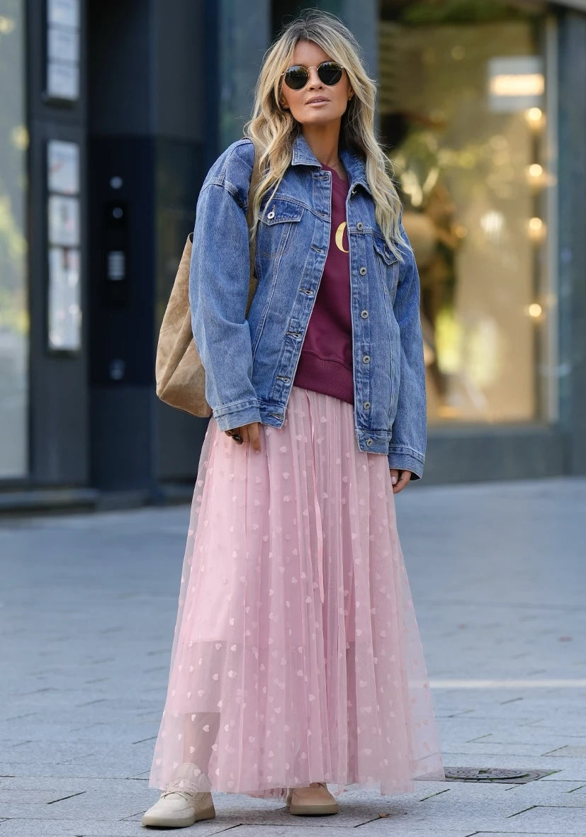 Jeans Jacket Loveheart
