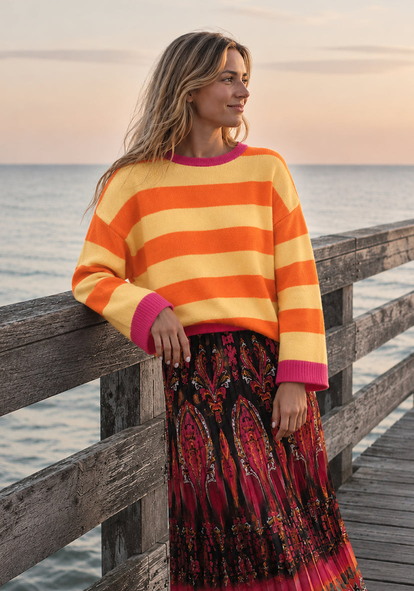 Knit Sweater Stripes