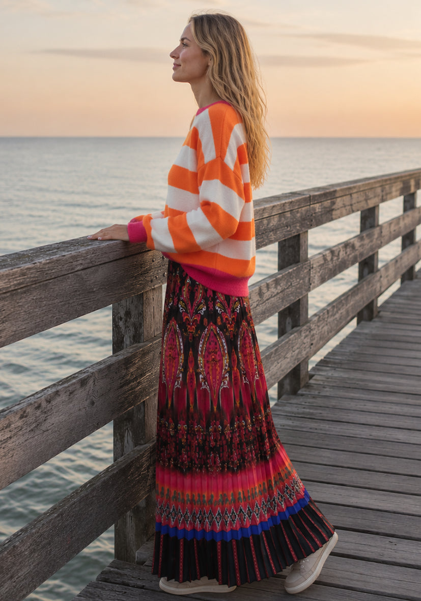 Knit Sweater Stripes
