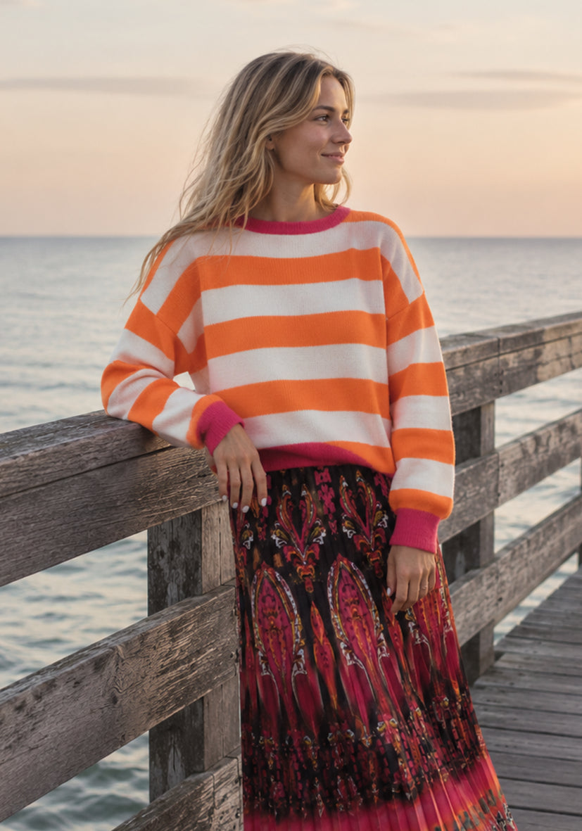 Knit Sweater Stripes