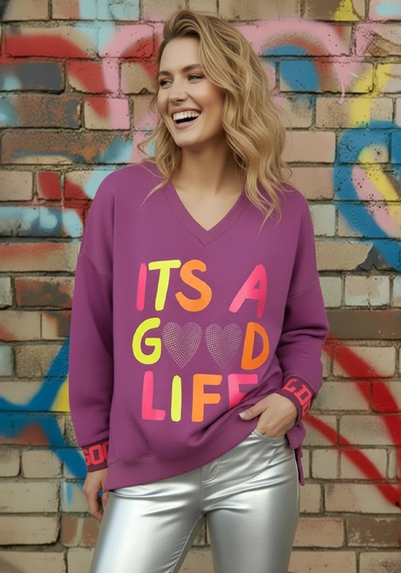 V-Neck Goodlife – crocus