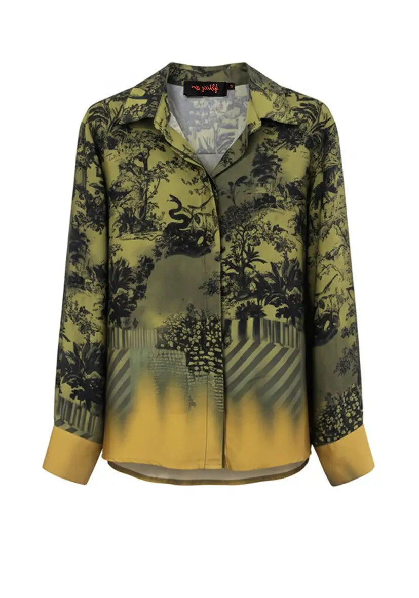 Blouse Jungle Garden