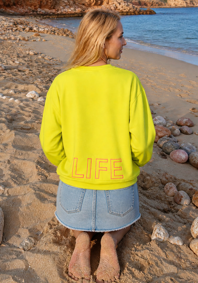 Roundneck Good Life -  neonyellow