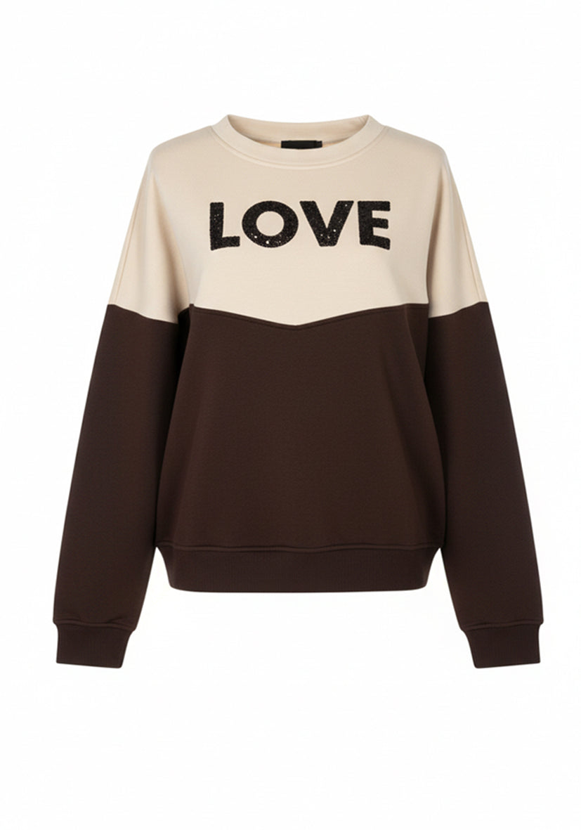 Roundneck Love - braun