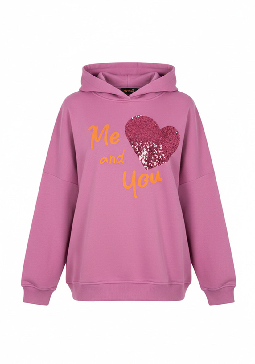 Hoodie Me and You - pink