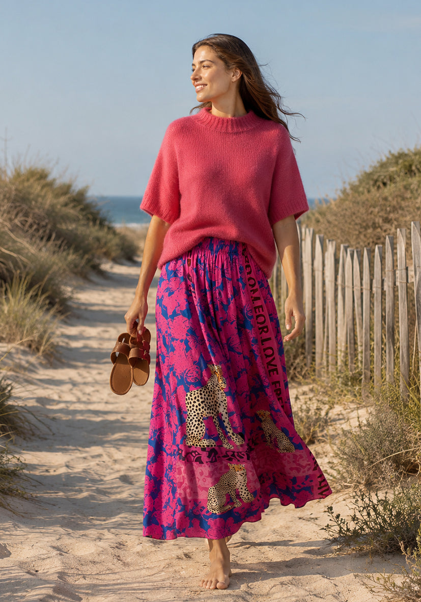 Sleeveless Pullover - pink
