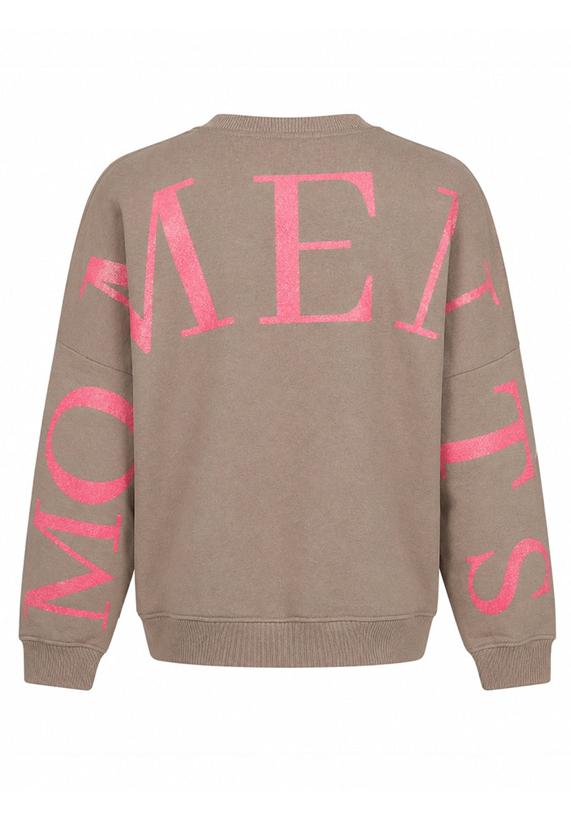 Roundneck XO Leo Hearts - crocus
