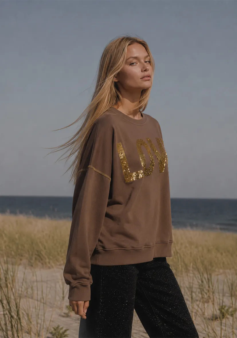 Roundneck Love - chocolate