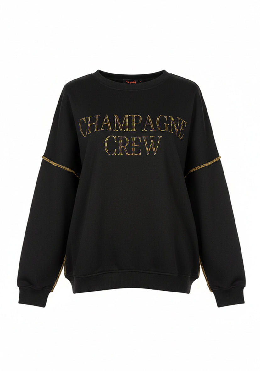 Roundneck Champagne Crew - schwarz