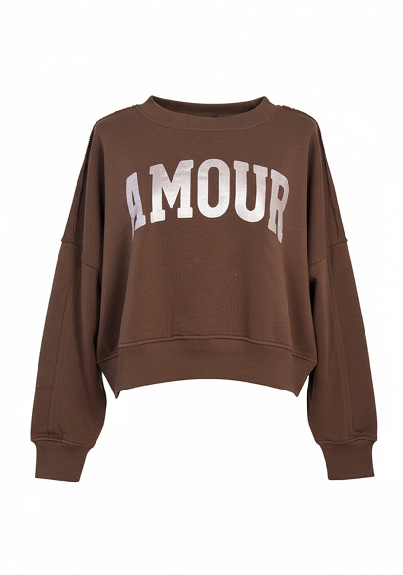Roundneck Amour - chocolate