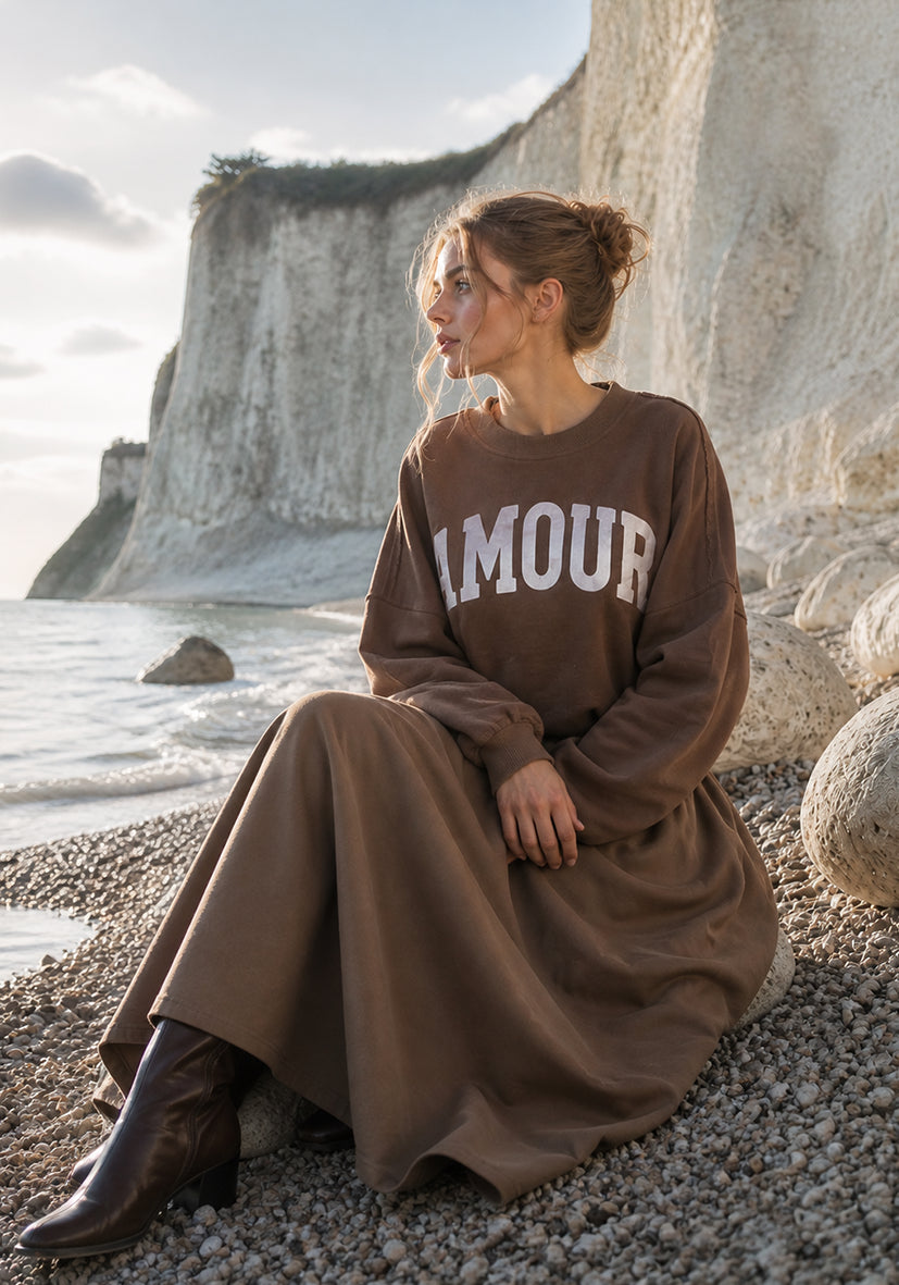 Roundneck Amour - chocolate