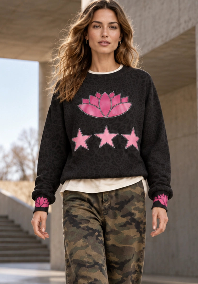 Roundneck Leo Lotus - grau