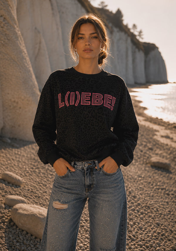 Roundneck Leo L(I)EBE - black