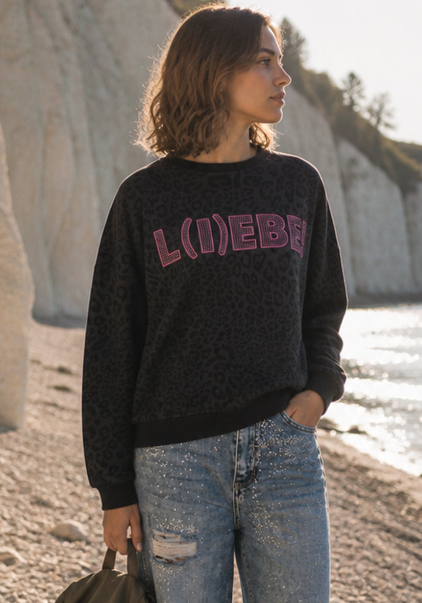 Roundneck Leo L(I)EBE - black