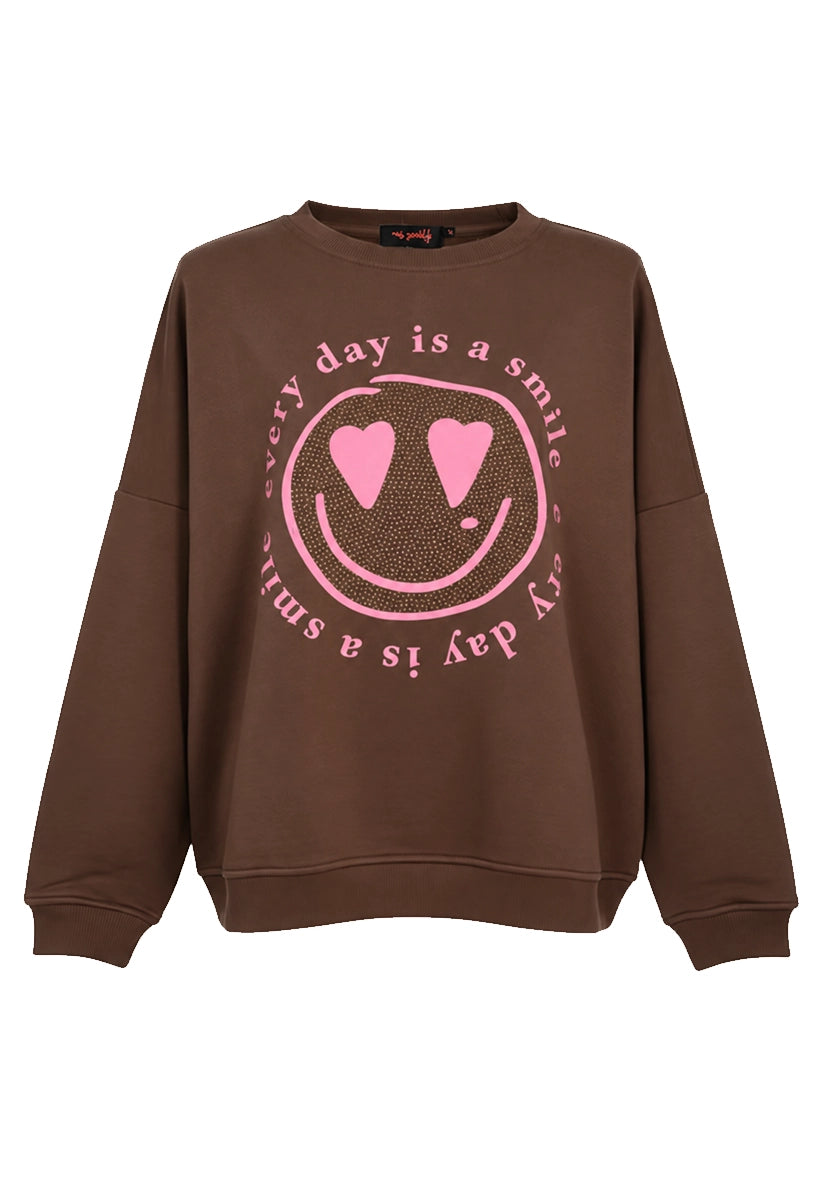 Roundneck Everday is a smile - braun