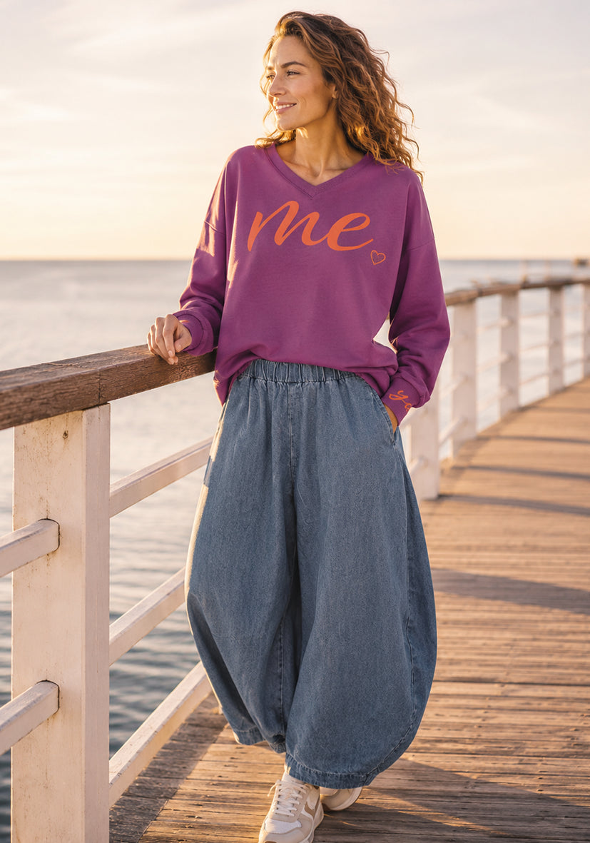 V-Neck me you - crocus