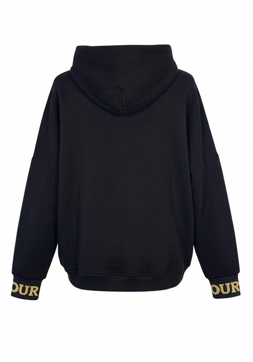 Hoodie Amour - black