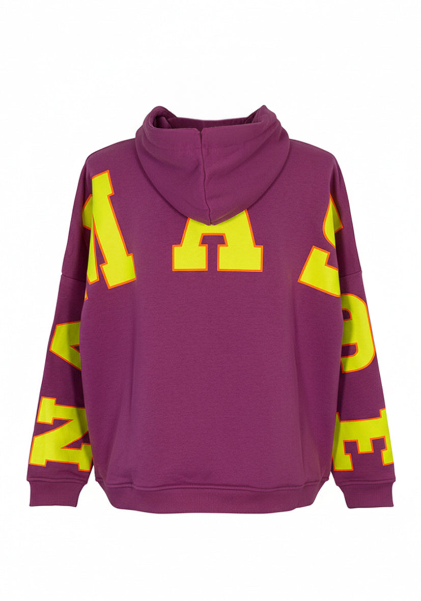 Sudadera con capucha Me and You - crema