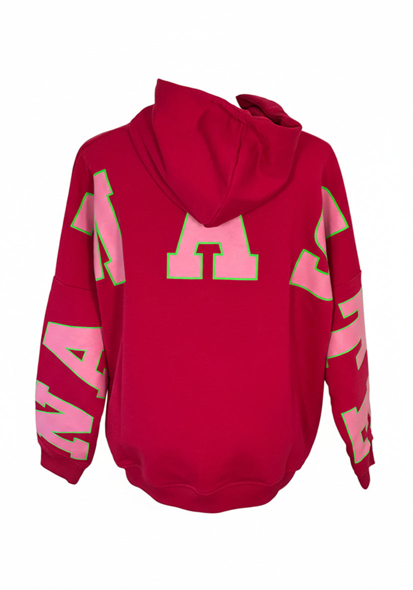Hoodie Namasté - bordeaux
