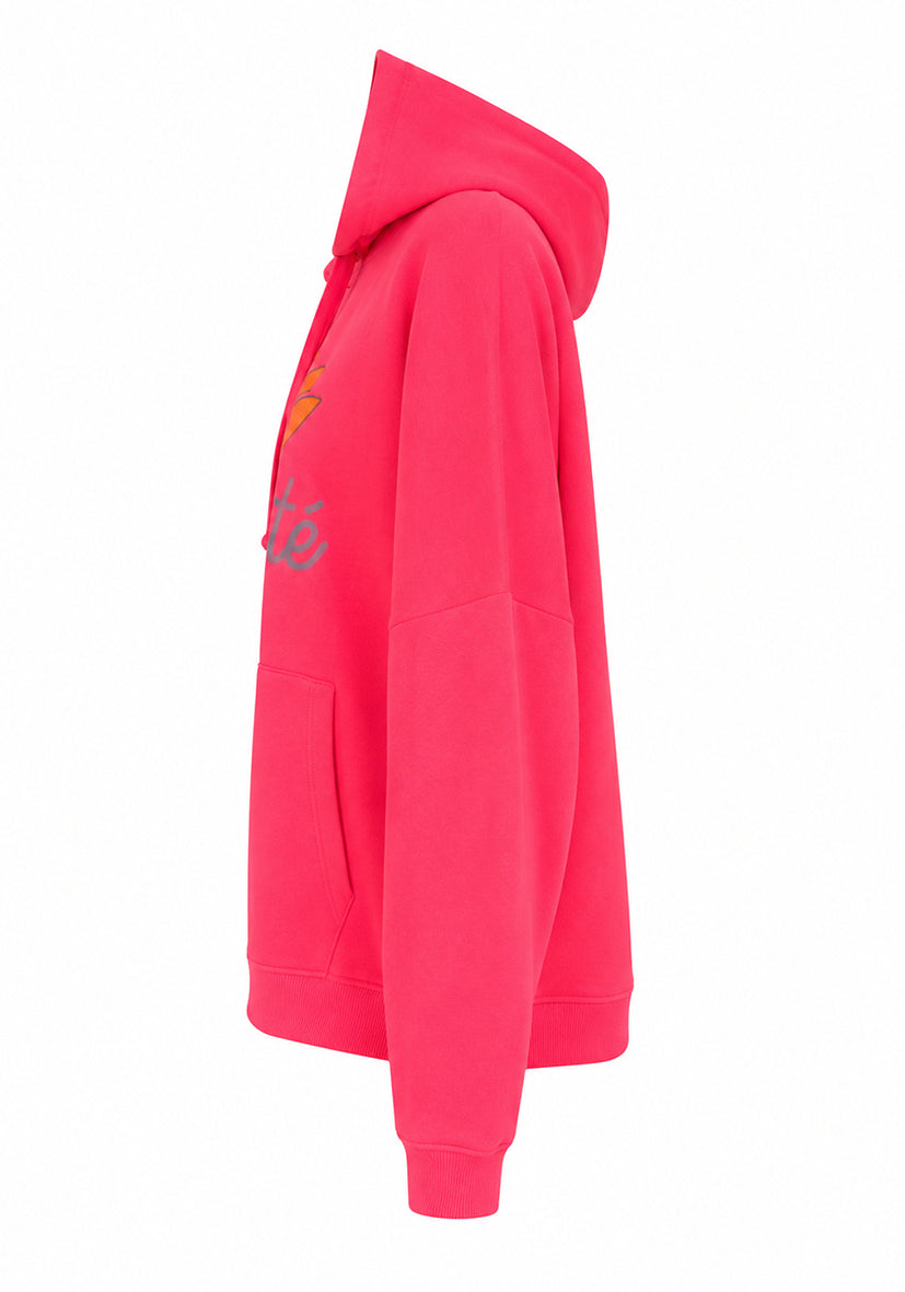 Hoodie Namasté - neonpink