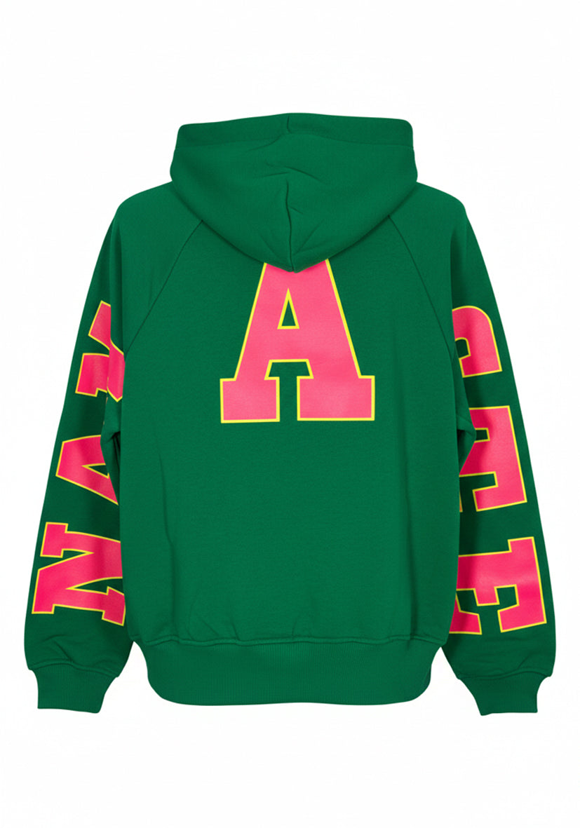 Hoodie Wide Namasté - grün