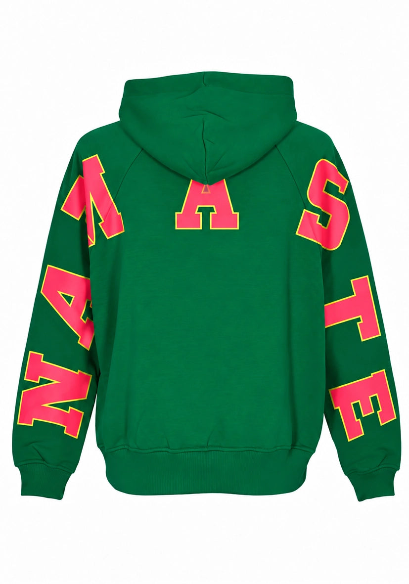 Hoodie Namasté - grün