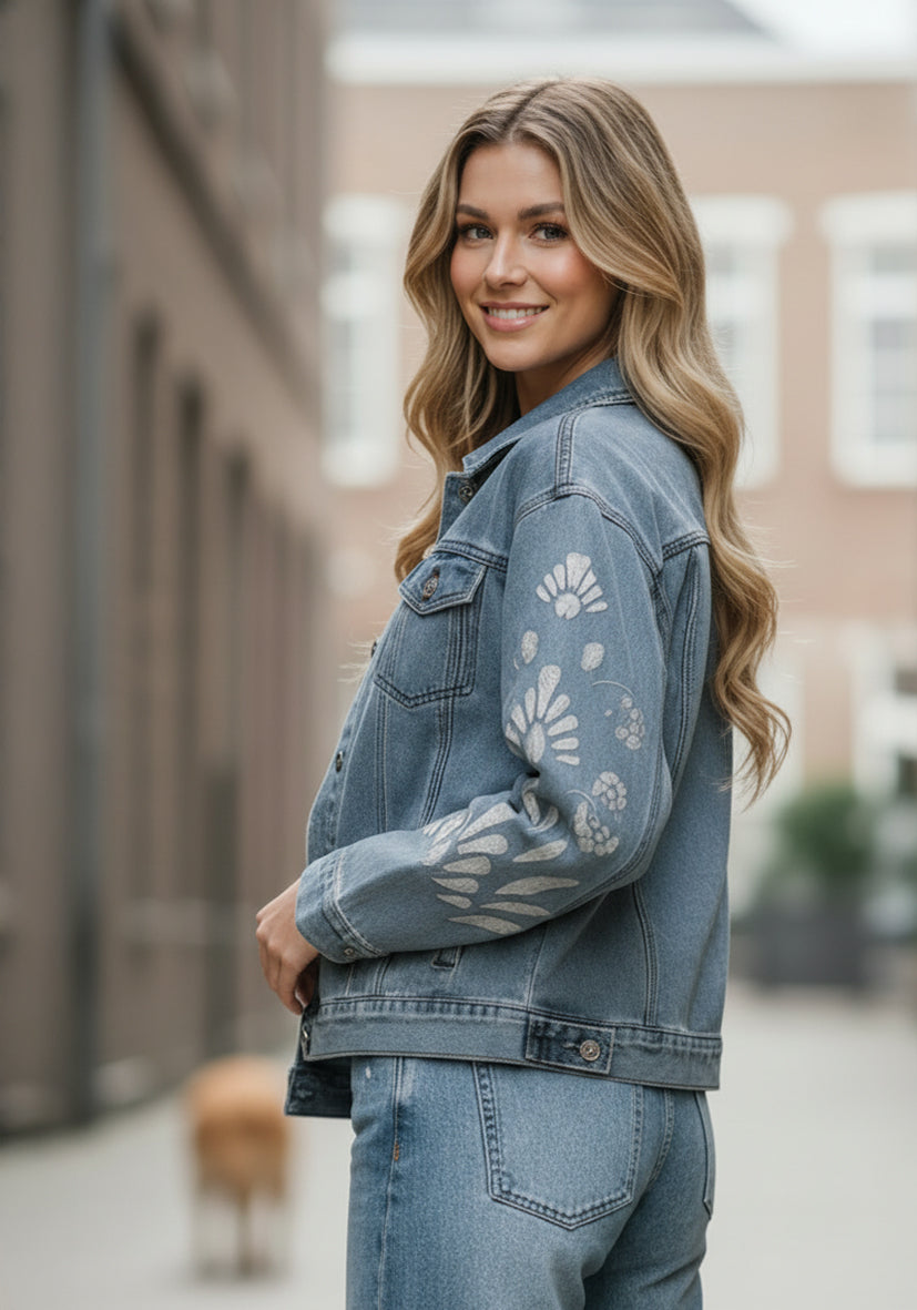 Jeans Jacket Embroidery