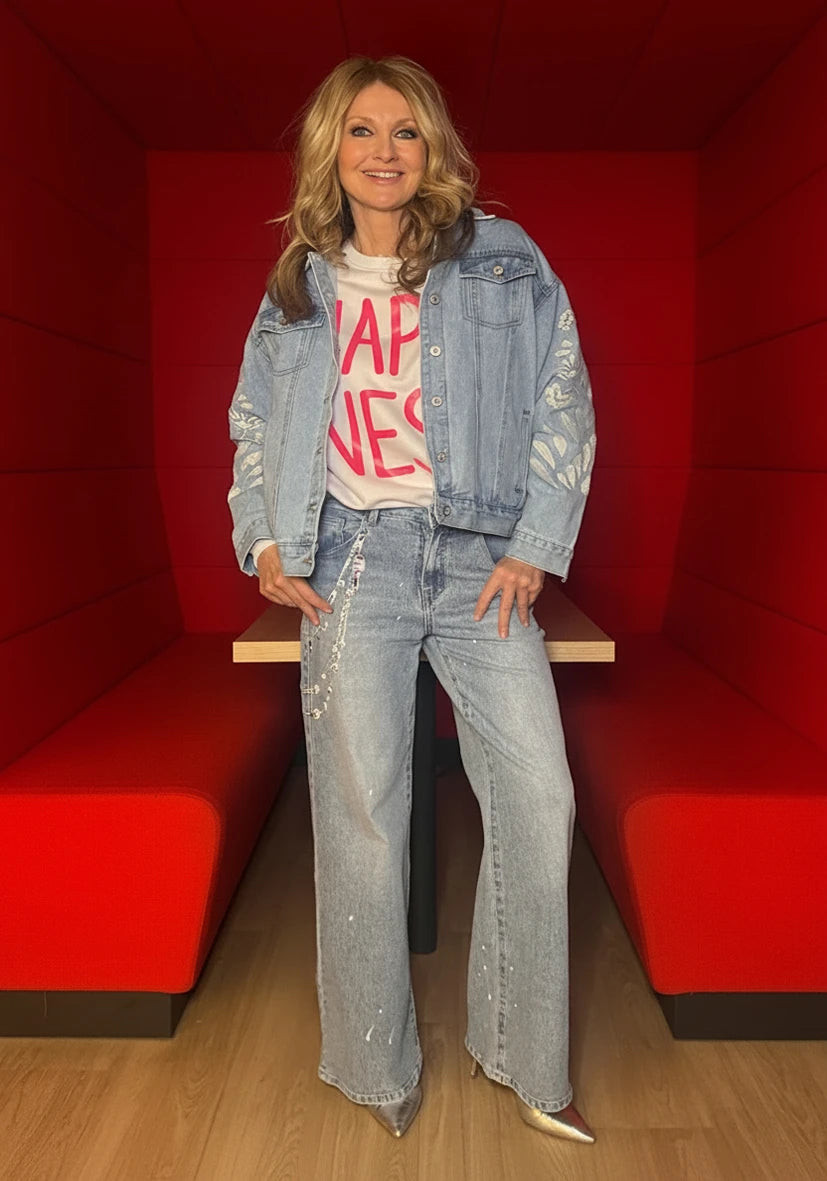Jeans Glitter Chain