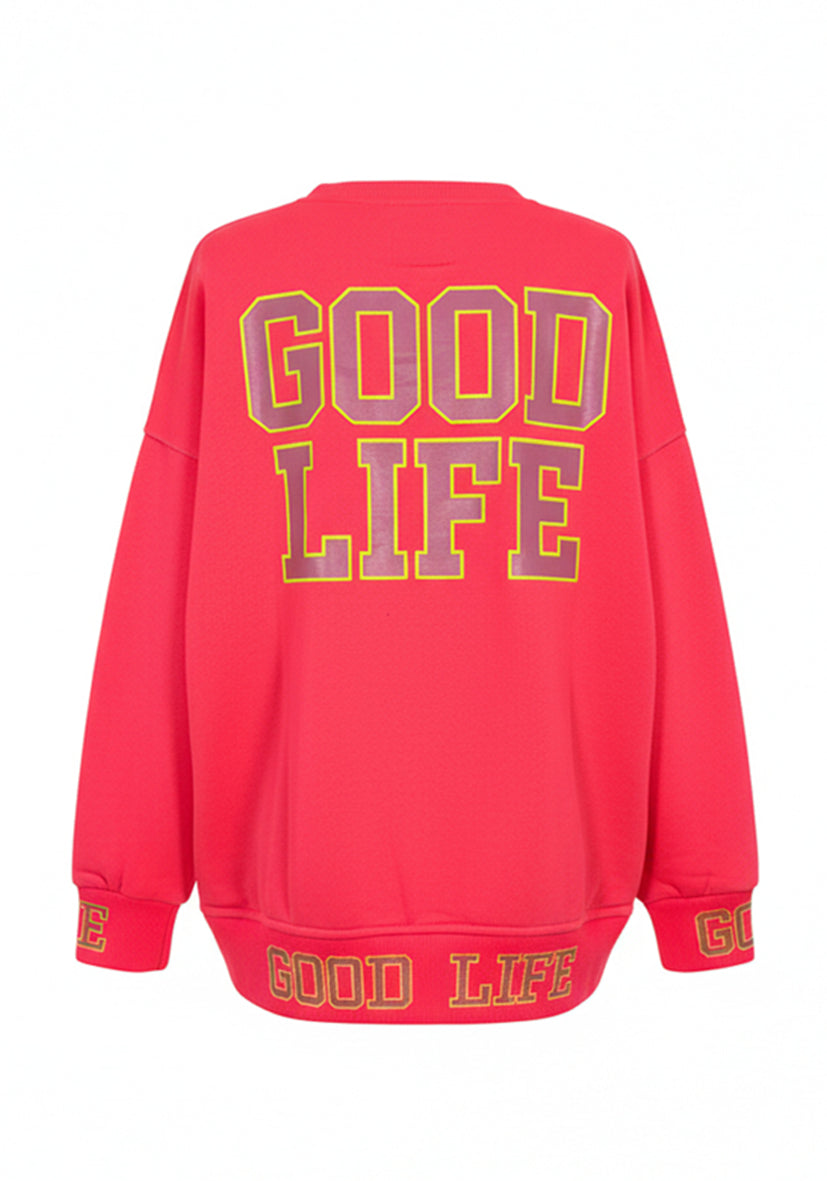 Roundneck Good Karma - neonpink