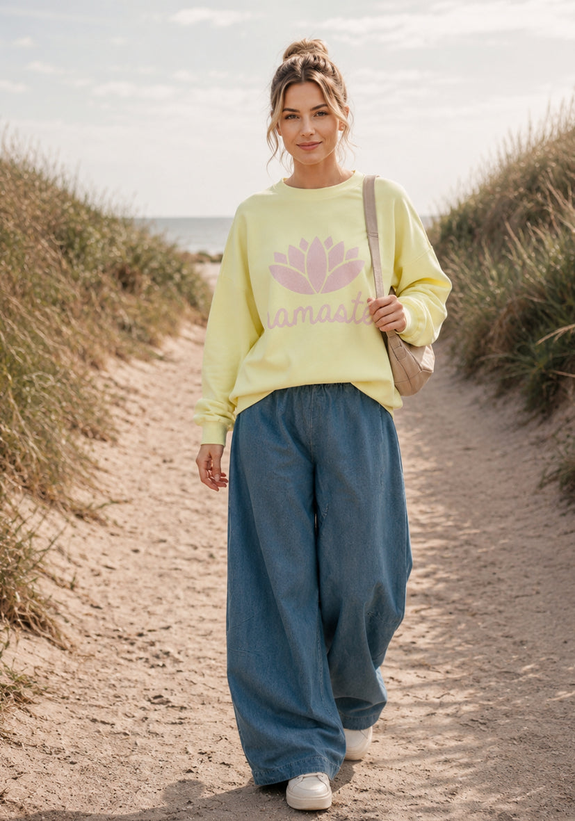 Roundneck Namasté - butteryellow
