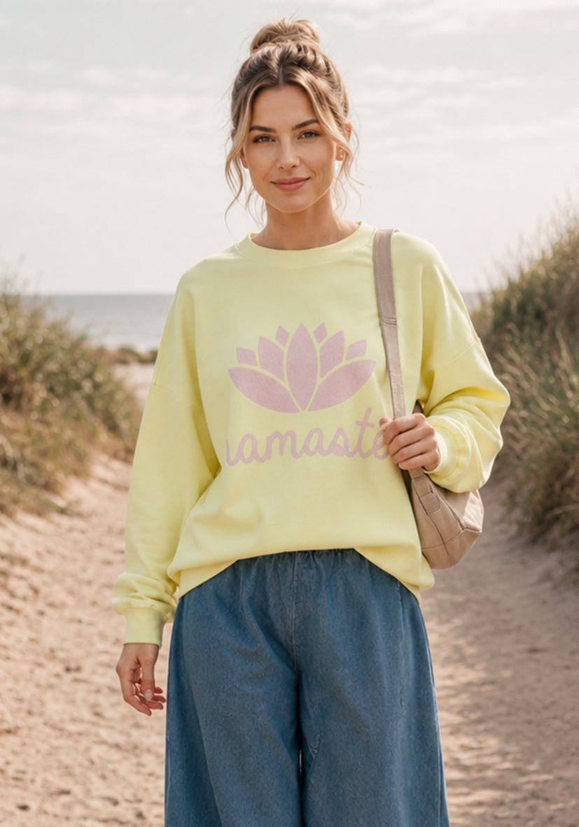 Roundneck Namasté - butteryellow