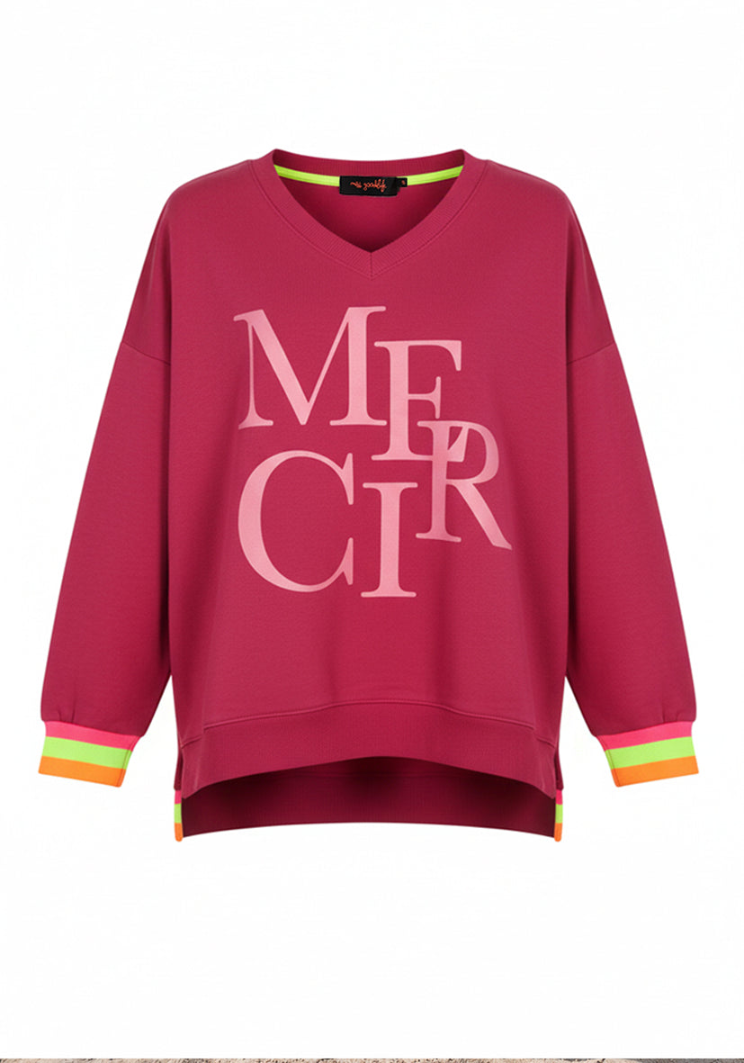 V-Neck Merci - berry