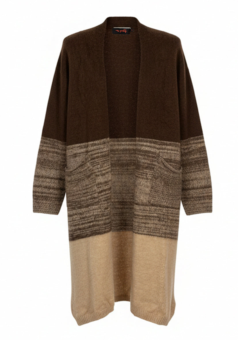 Cardigan LOVE - chocolate