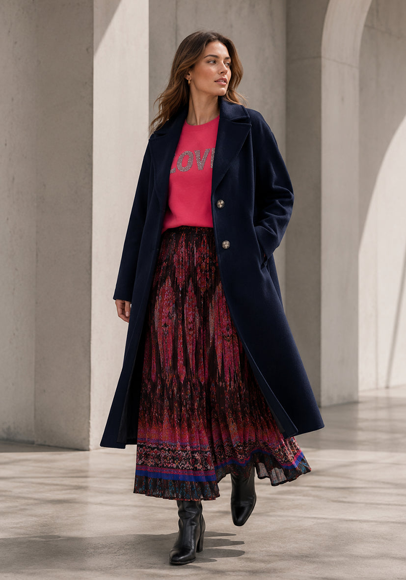 Coat Smile & Glow - blau