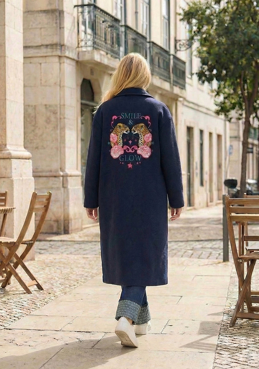Coat Smile & Glow - blau