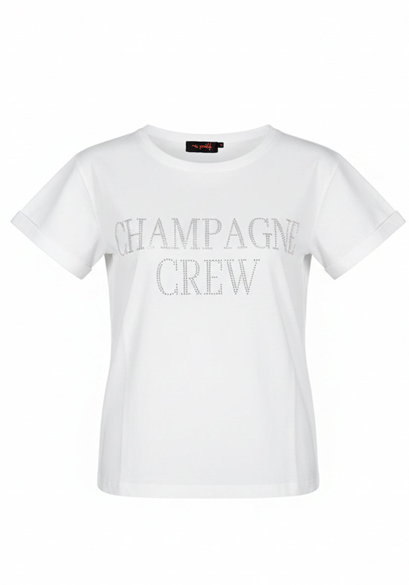 T-Shirt Champagne Crew - white