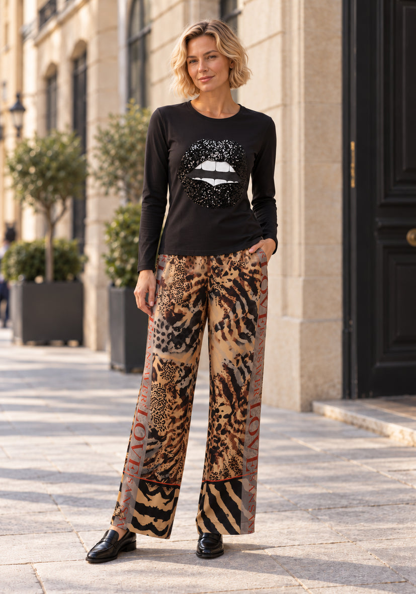 Pants Blue Zebra