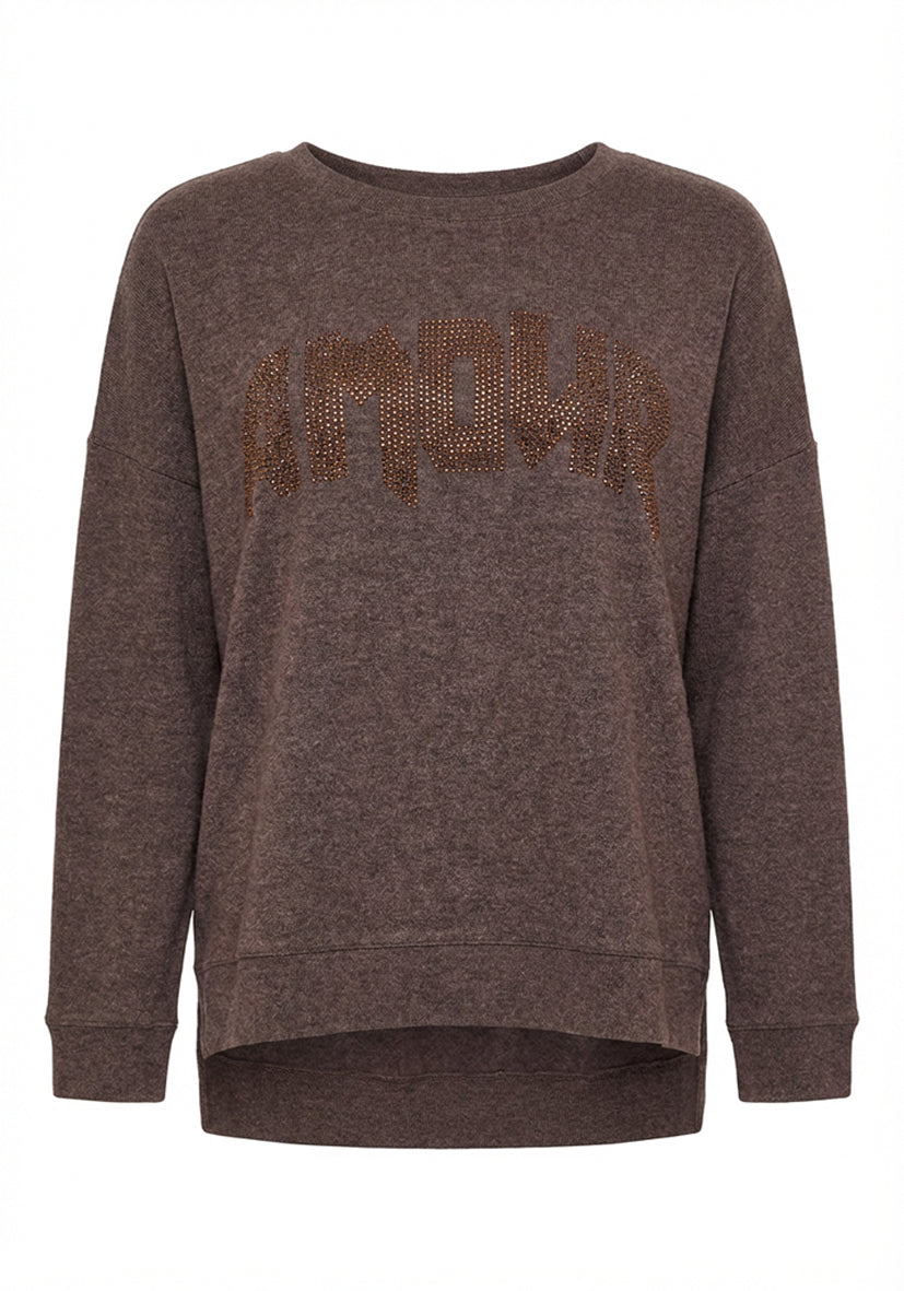 Soft Sweater Amour - braun