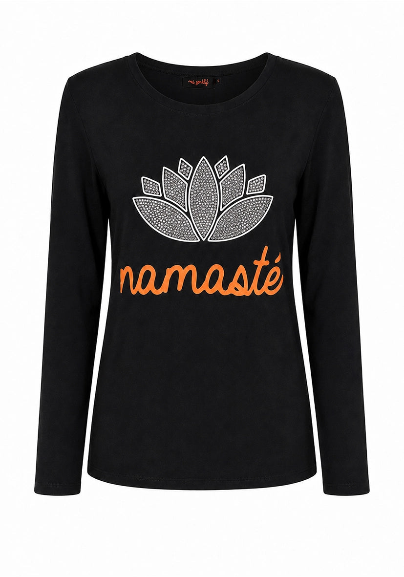Longsleeve Namaste Black Stone(Best Aug 26)