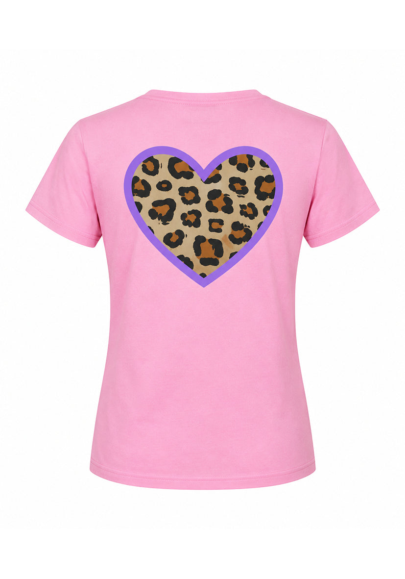 T-Shirt Roundneck XO Leo Hearts - flashrose