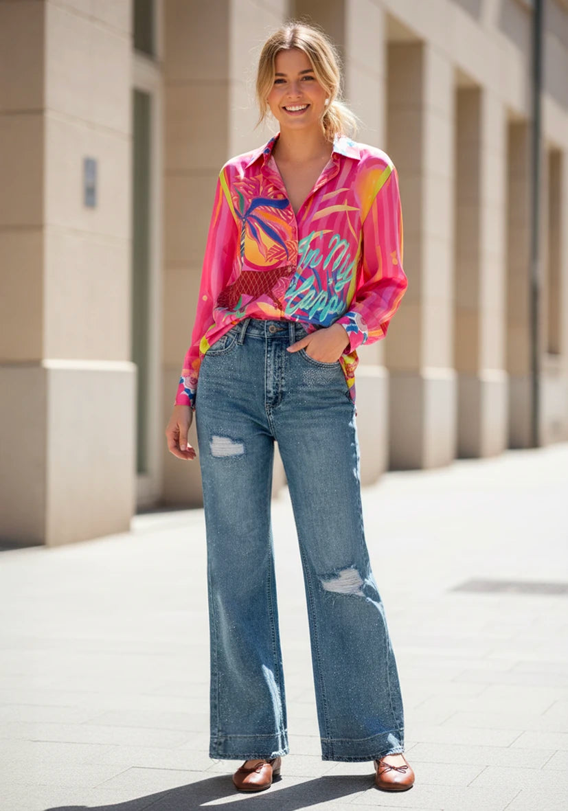 Jeans Cut Out Glitter