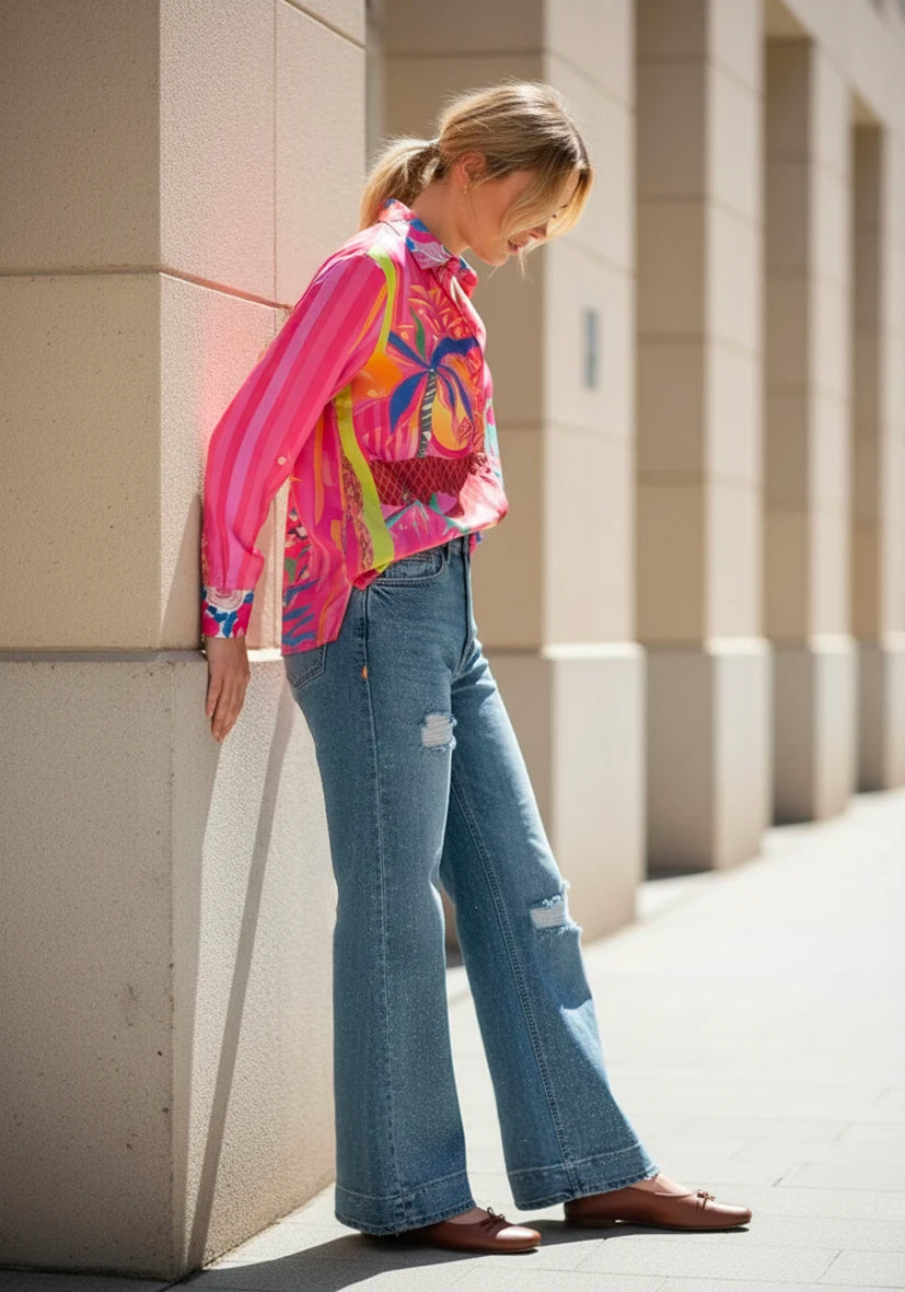 Jeans Cut Out Glitter